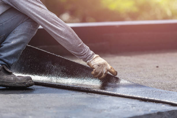 Professional Basement Waterproofing technician working in Upper Darby, PA